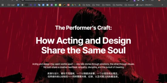 How Acting and Design